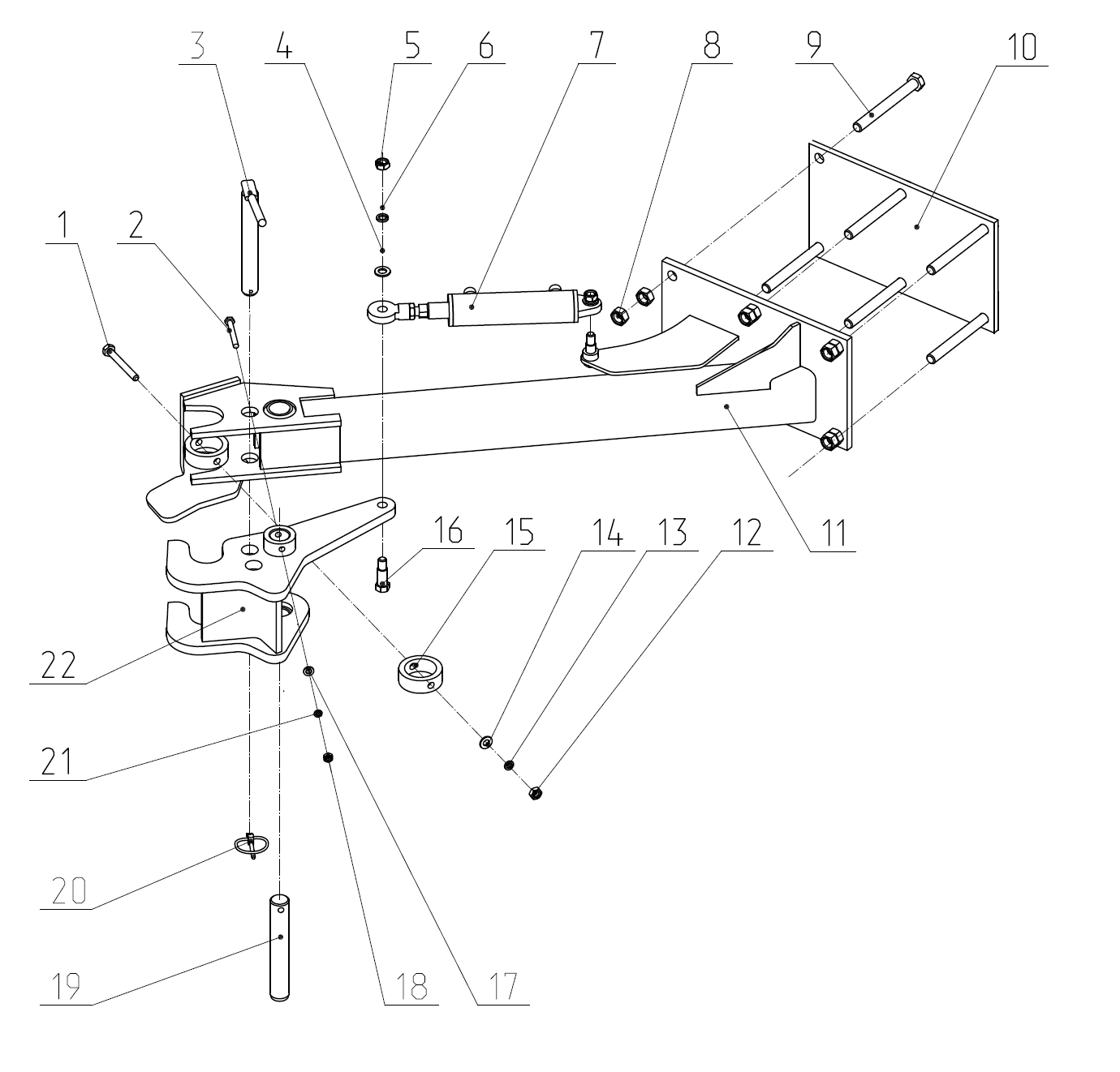 Кронштейн КБП10 04.030