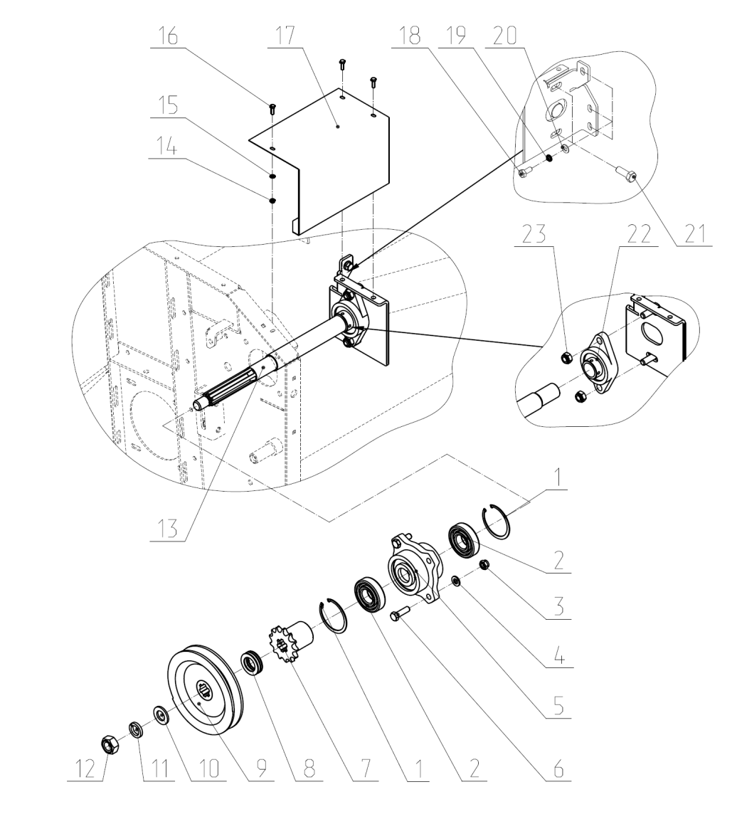 Болт M8*25.36.016 ГОСТ 7802-81