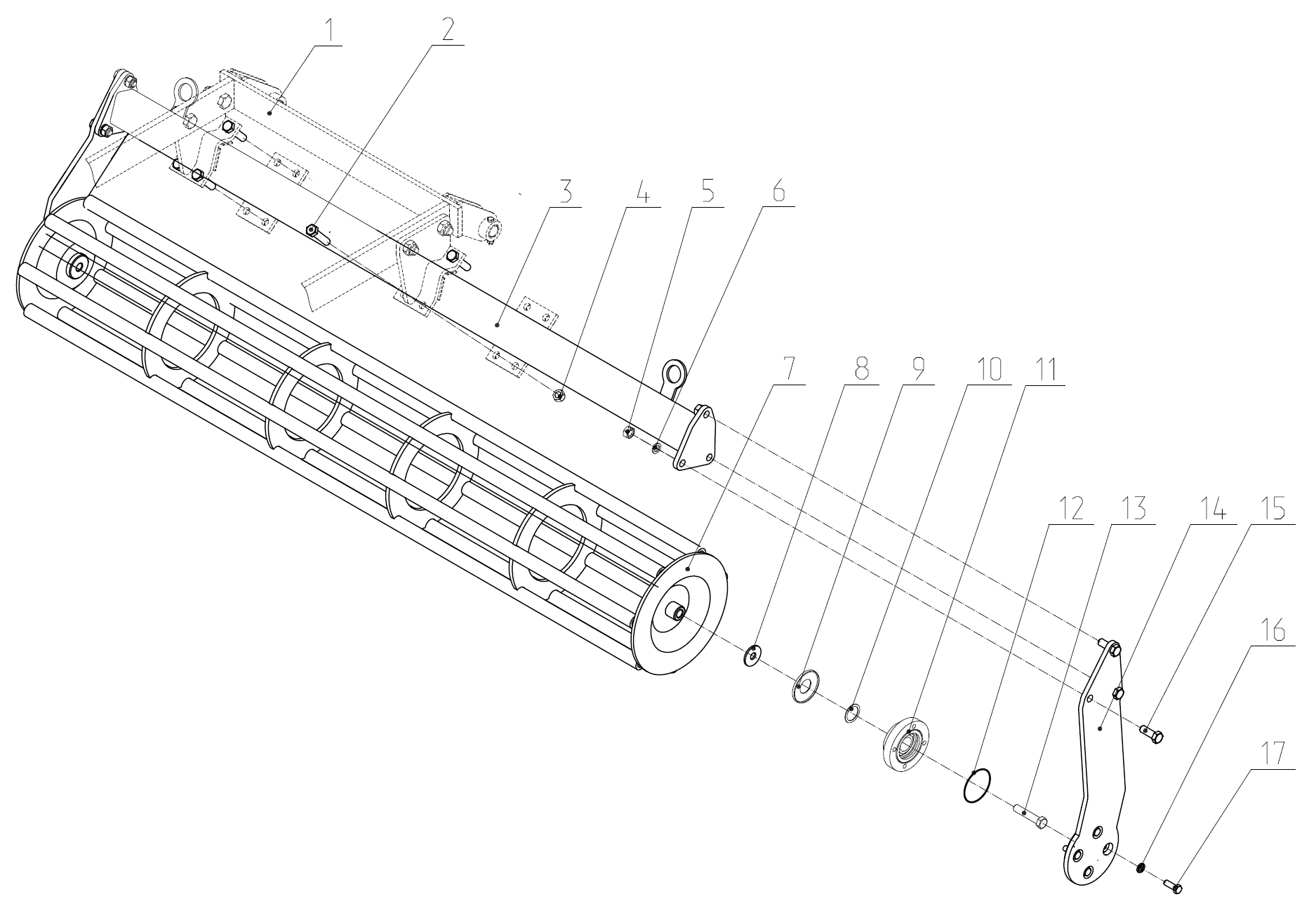 Каток однорядный КБП 02.210